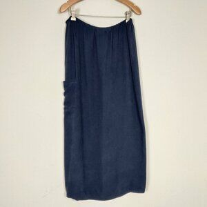 Carrina Belle Women's Cargo Skirt Sz 14 Navy Rayon Blend Casual Summer Outerwear